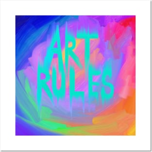 Art Rules Quote Posters and Art